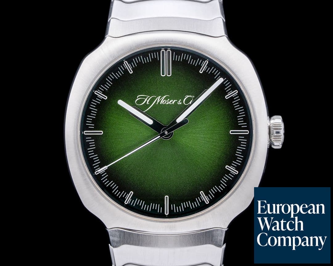 Image of H. Moser and Cie. Moser Streamliner Centre Seconds Green Dial