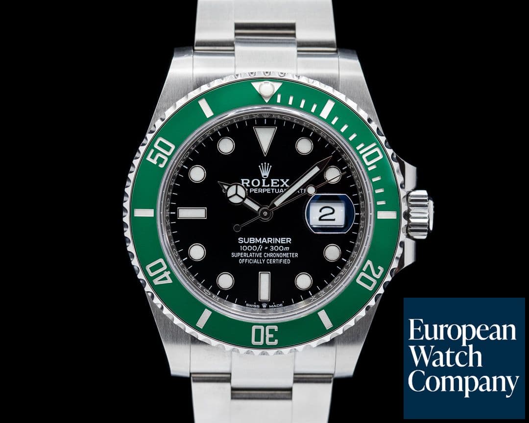 Image of Rolex Submariner Date 126610LV "Kermit" GREEN Ceramic Bezel 41MM