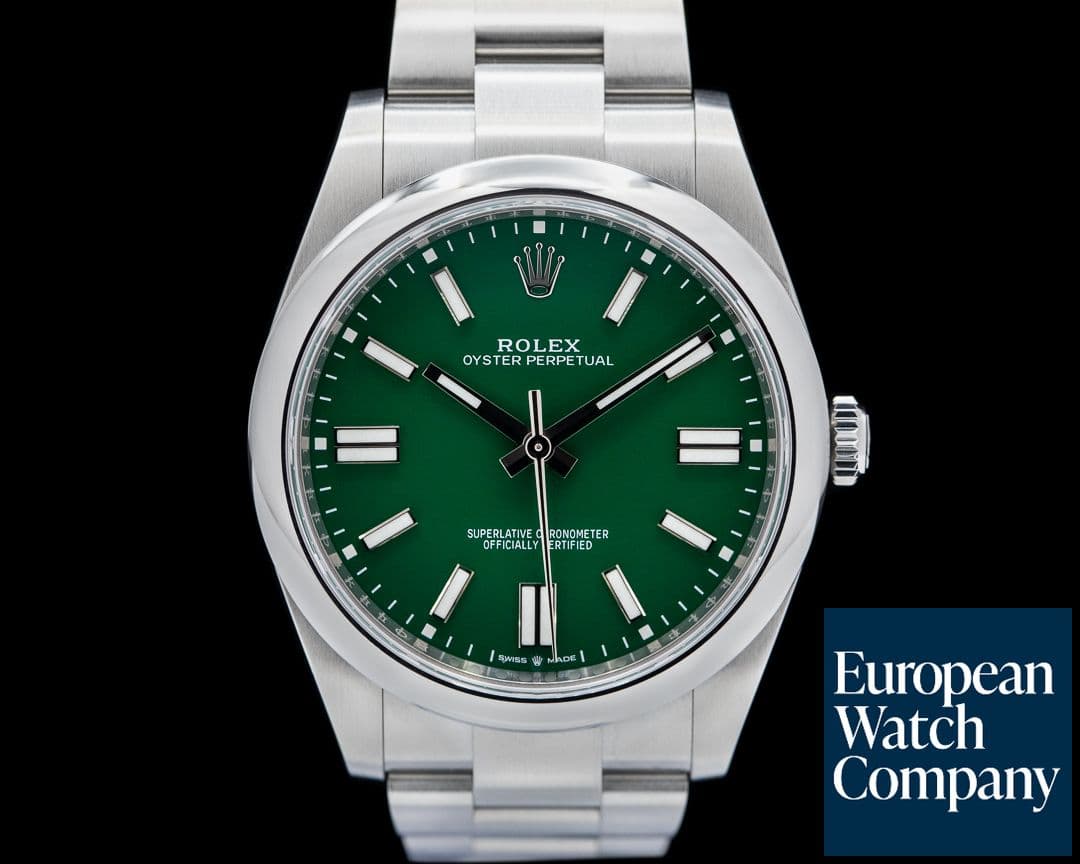 Image of Rolex Oyster Perpetual 124300 41mm SS / Green Dial 2023