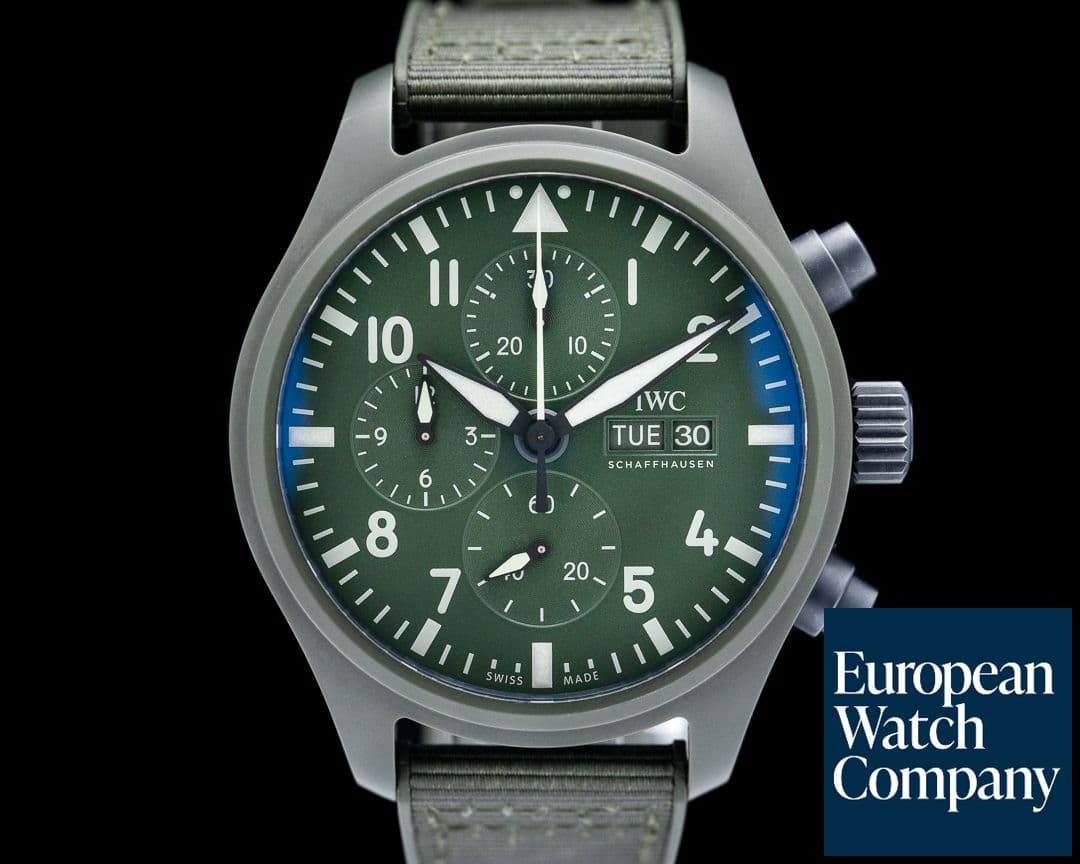 Image of IWC Pilots Chronograph IW389106 Top Gun Woodland Edition