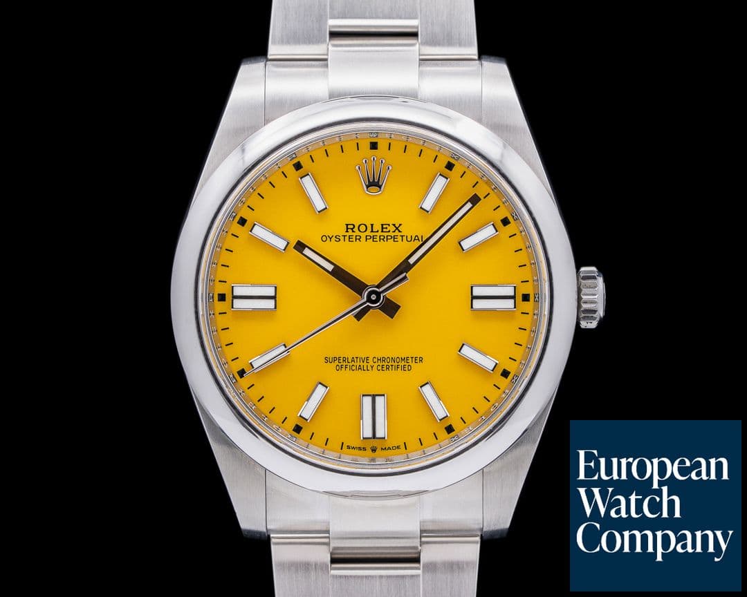 Image of Rolex Oyster Perpetual 124300 41mm SS / Yellow Dial