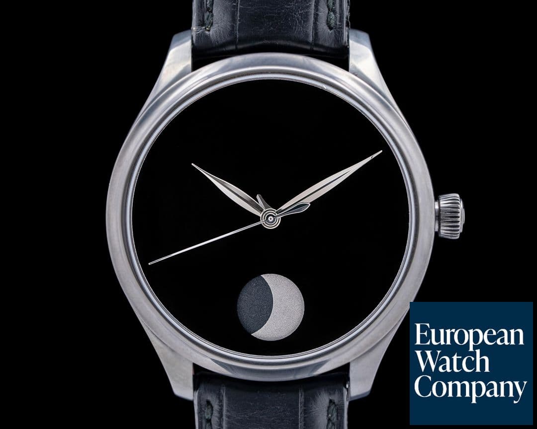 Image of H. Moser and Cie. Endeavour Perpetual Moon Concept SS VANTABLACK LE