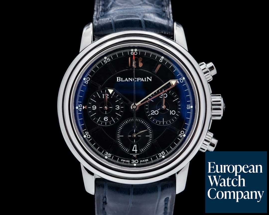 Image of Blancpain Leman Chronograph SS / Alligator