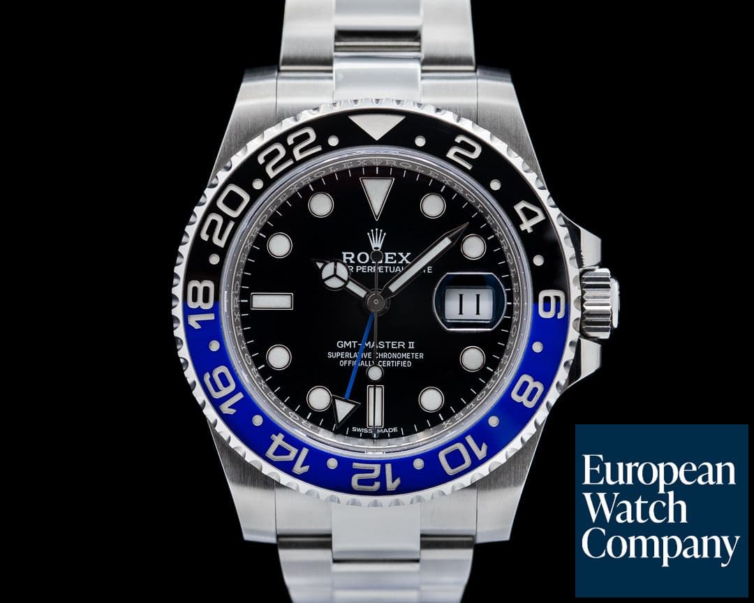 Image of Rolex GMT Master II 116710 Ceramic "Batman" SS