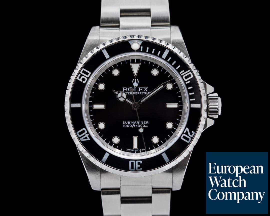 Image of Rolex Submariner No Date SS 2-Line FULL SET