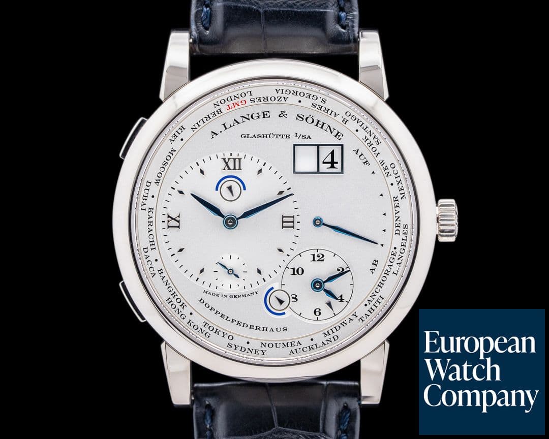 Image of A. Lange and Sohne Lange 1 116.026 Time Zone 18K White Gold Buenos Aires Limited Edition