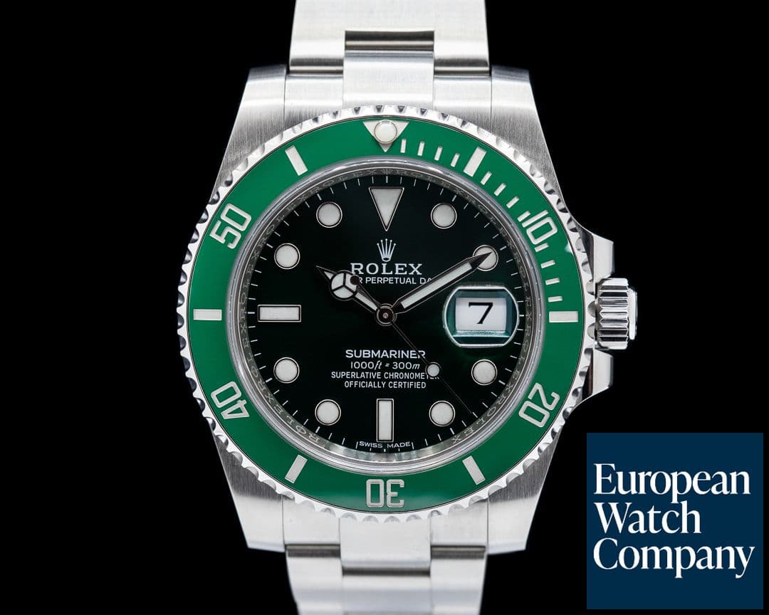 Image of Rolex Submariner "Hulk" Green Ceramic Bezel Green Dial SS