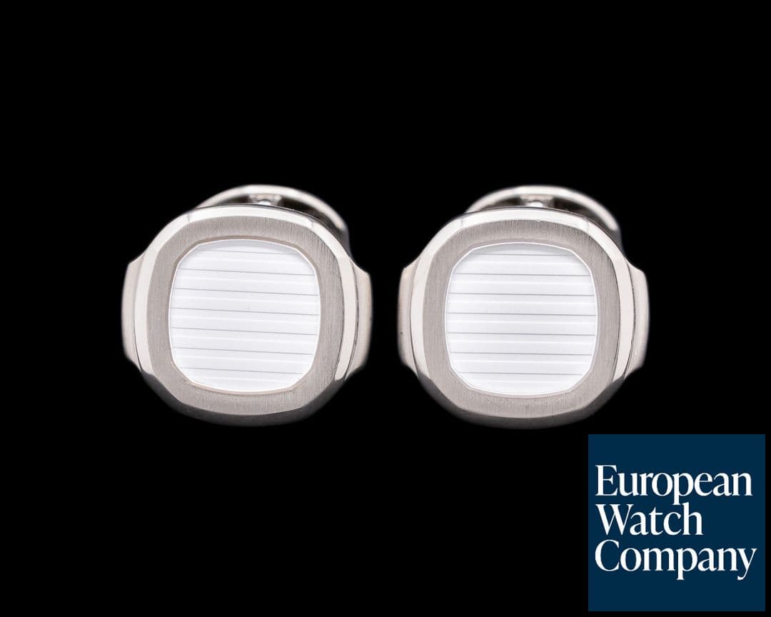 Image of Patek Philippe Patek Nautilus Cuff Links 18k White Gold