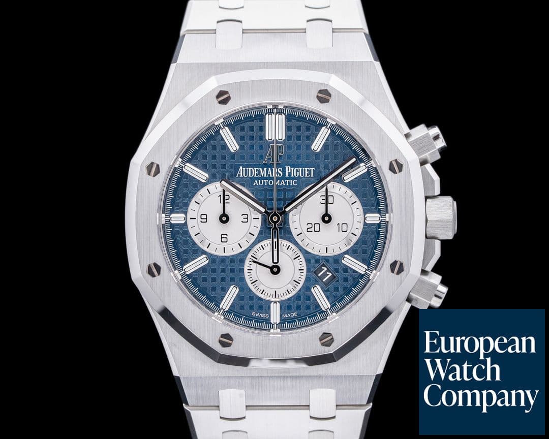Image of Audemars Piguet Royal Oak Chronograph Blue Dial SS 41MM 