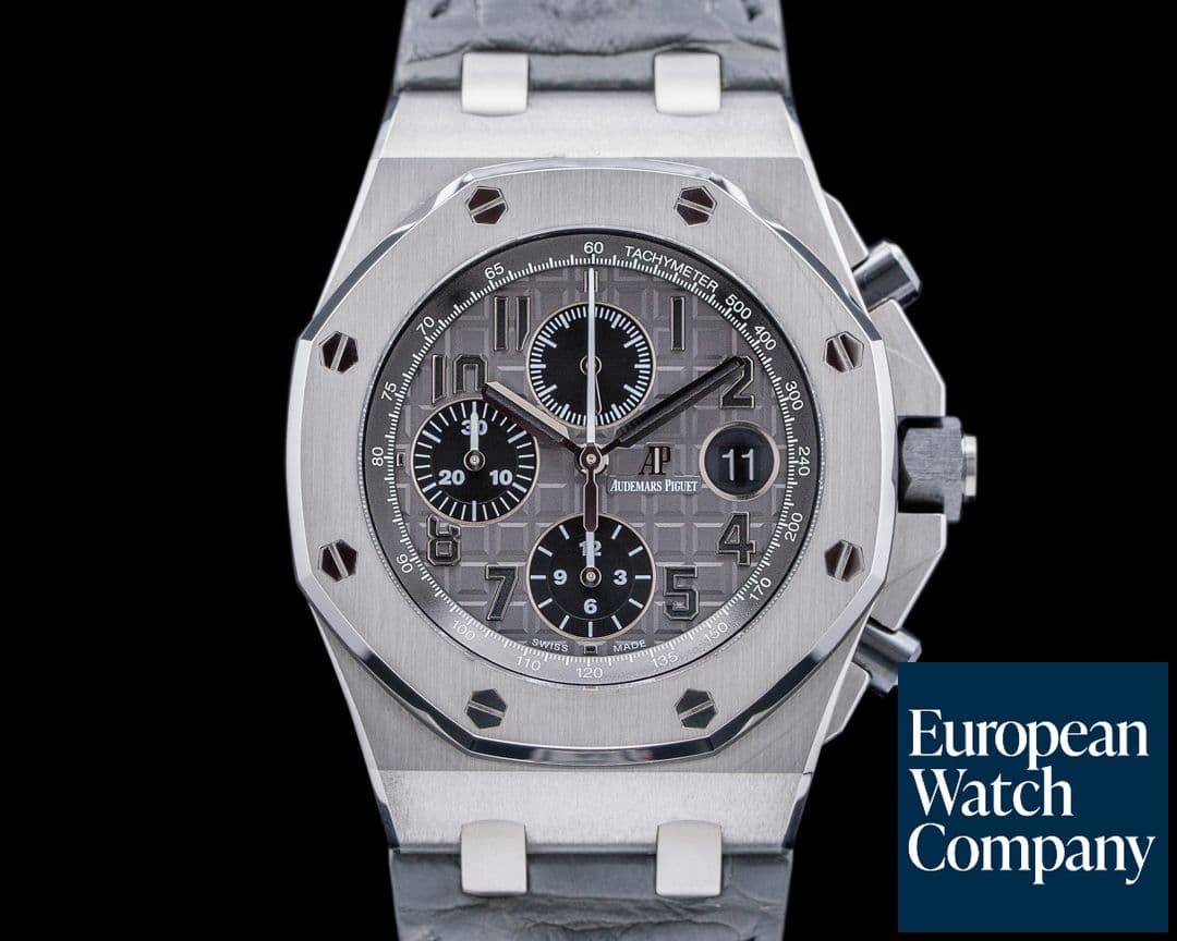 Image of Audemars Piguet Royal Oak Offshore Slate Grey Dial SS 42MM "Elephant"