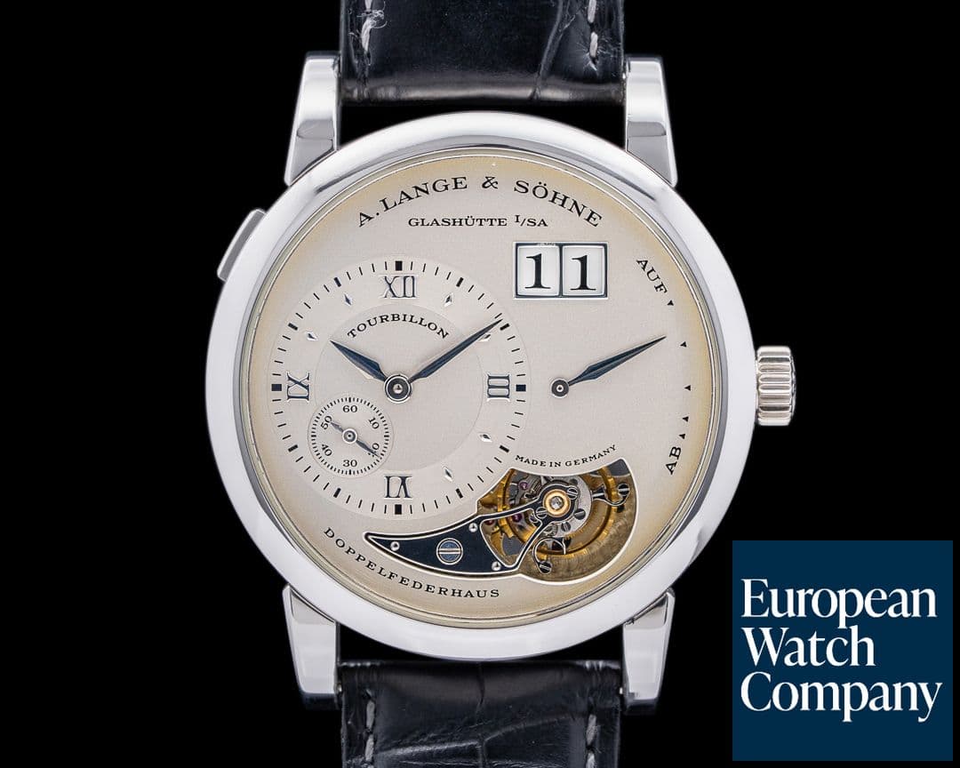 Image of A. Lange and Sohne Lange 1 Platinum Tourbillon Limited Edition 