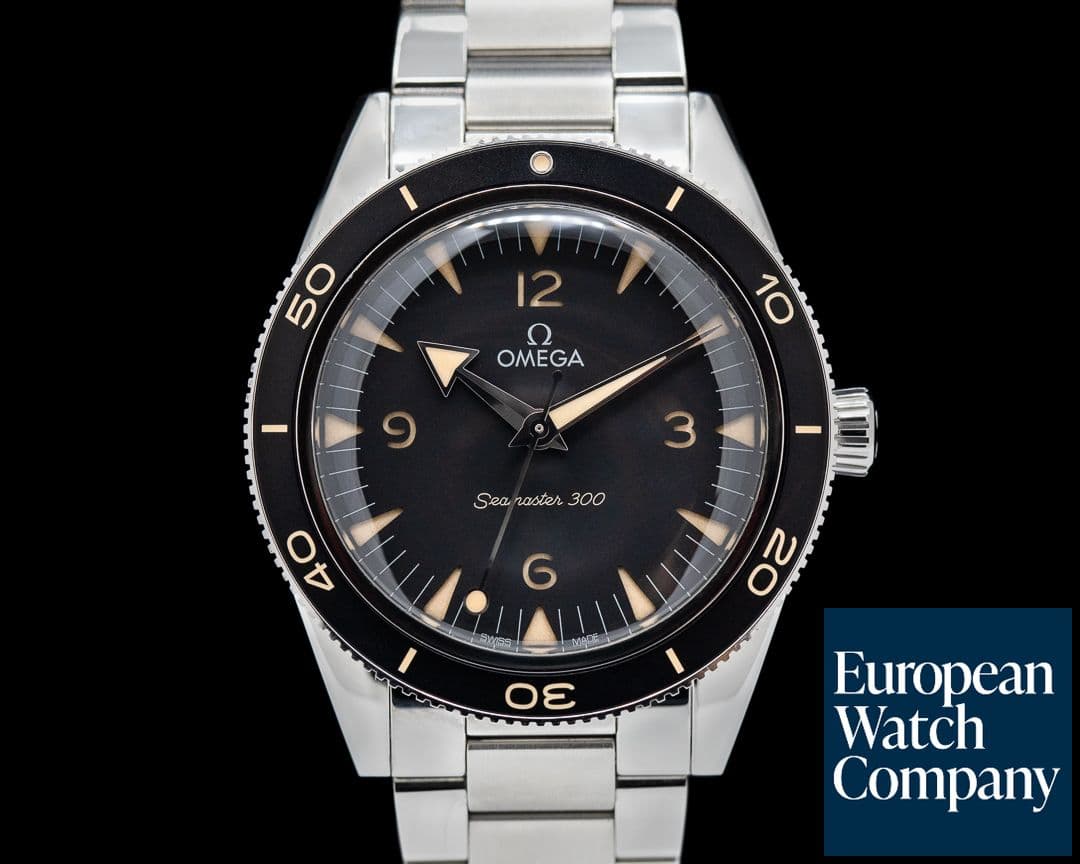Image of Omega Omega SeaMaster 300M Black Dial Black Bezel Co-Axial 41MM