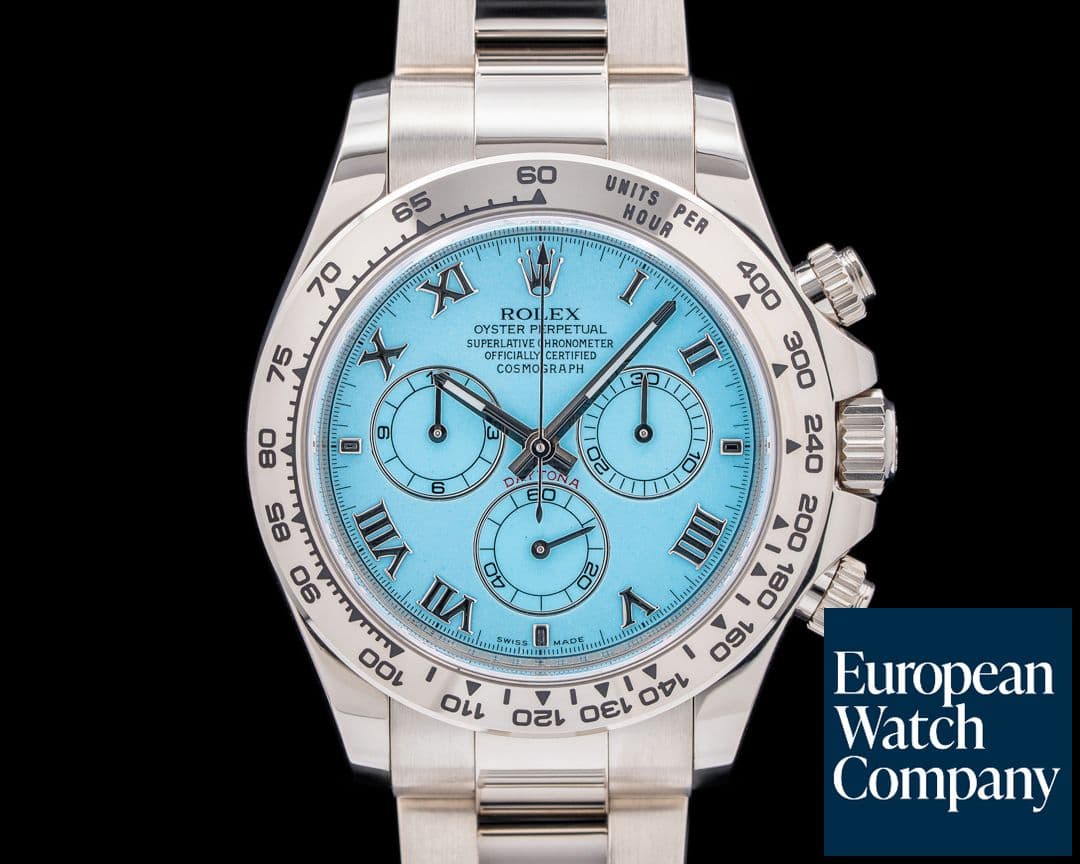 Image of Rolex Daytona 116509 Turquoise Dial 18K White Gold
