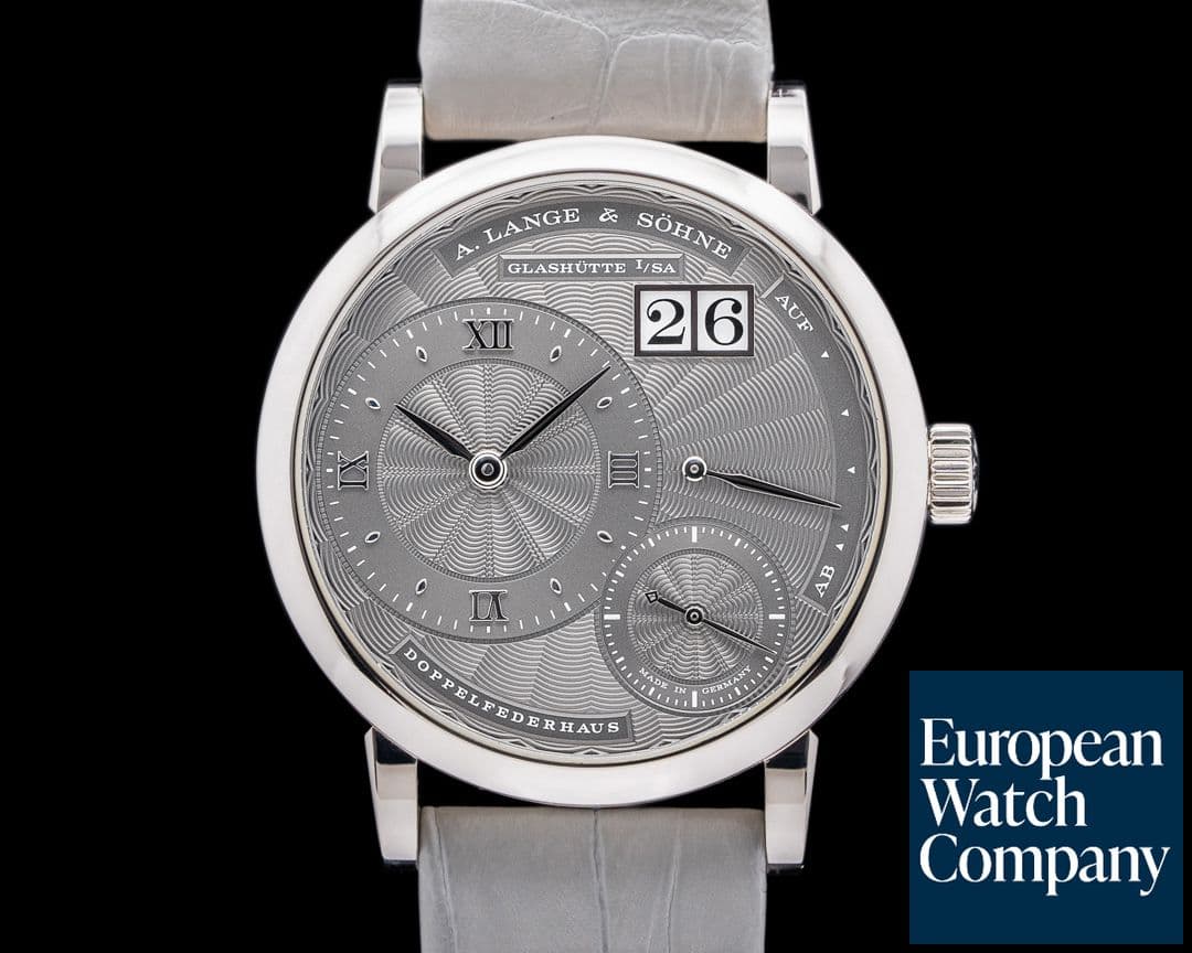 Image of A. Lange and Sohne "Kleine" Little Lange 1 White Gold Gray Dial 36MM 