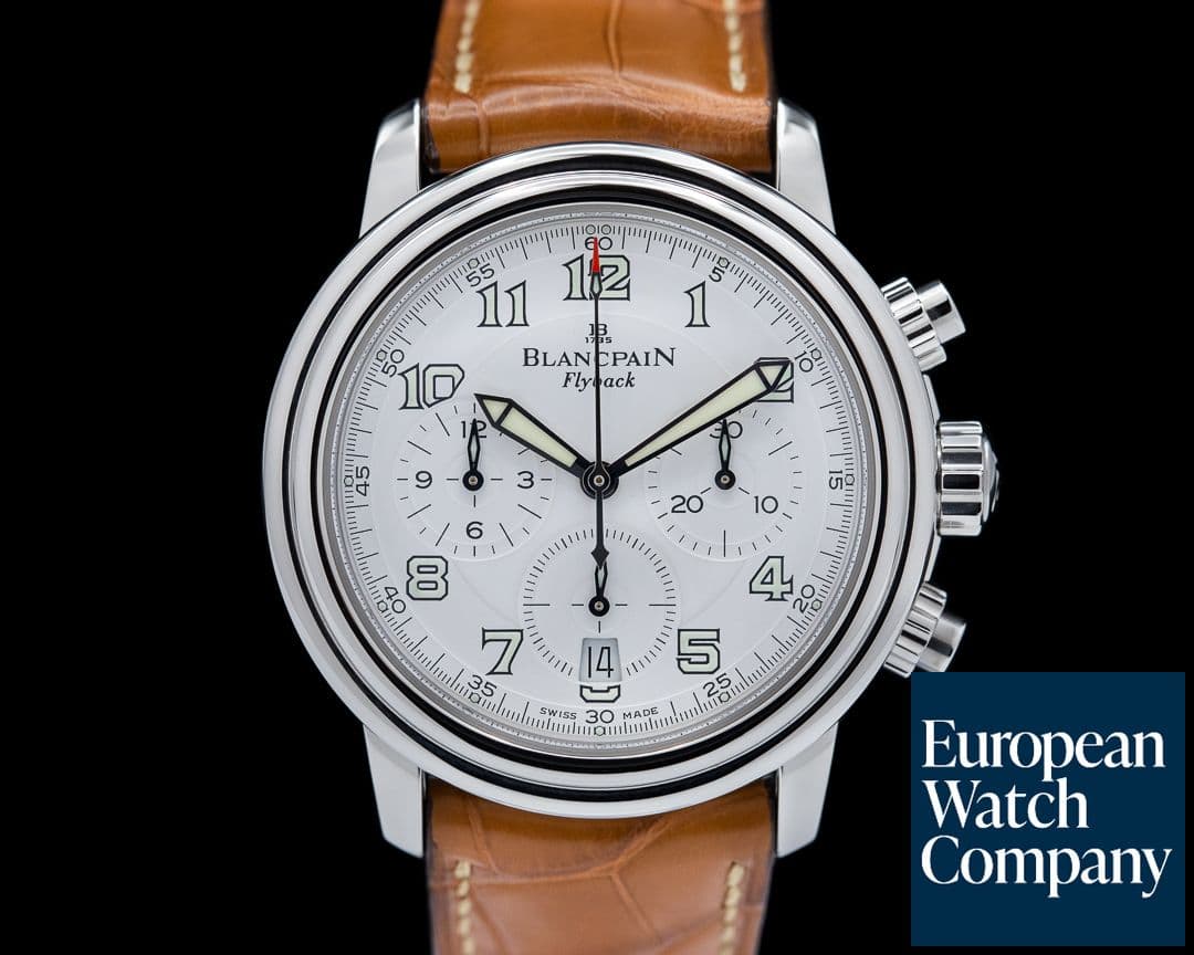 Image of Blancpain Flyback Chronograph Silver Dial SS LIMITED EDITION