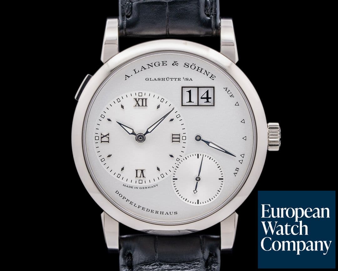 Image of A. Lange and Sohne Lange 1 18K White Gold Silver Dial