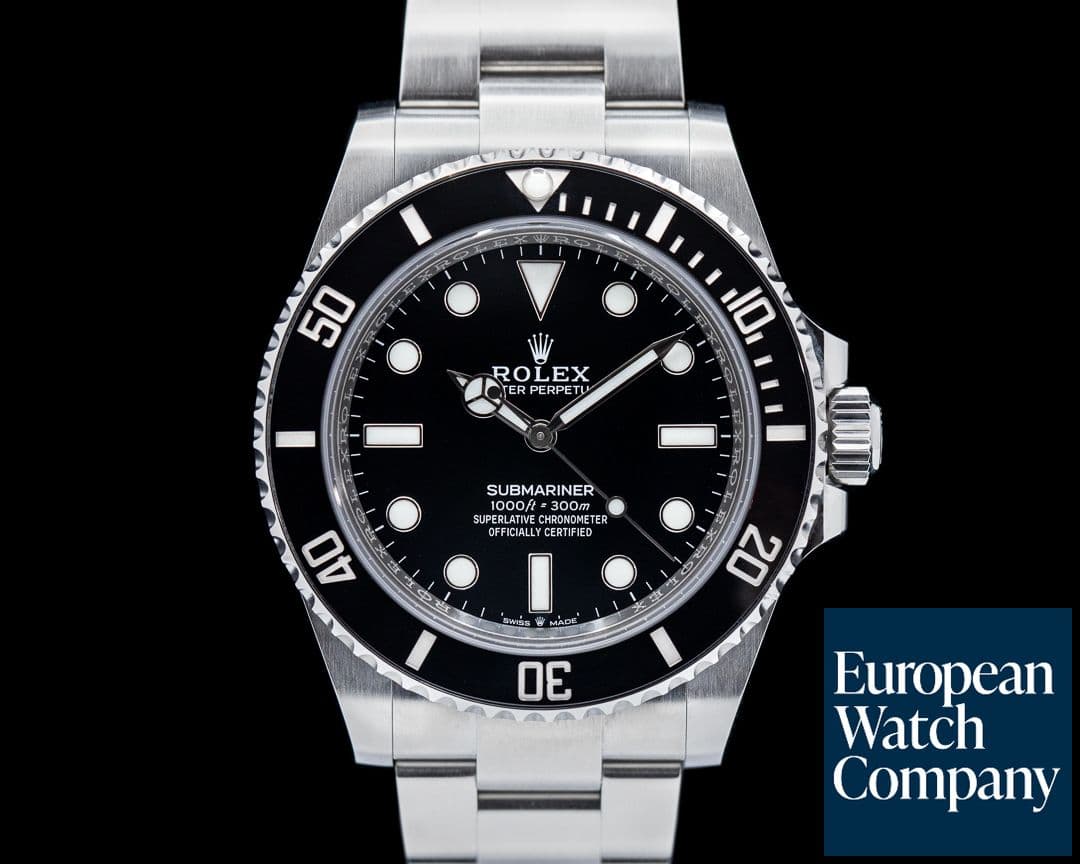 Image of Rolex Submariner 124060 No Date Ceramic Bezel 41MM 2021