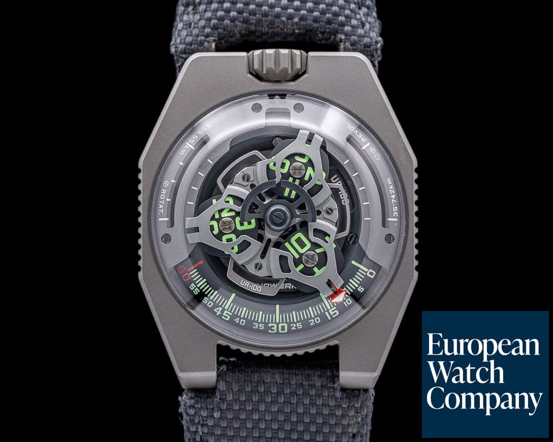 Image of URWERK UR-100 SpaceTime Gunmetal LIMITED TO 25 PIECES