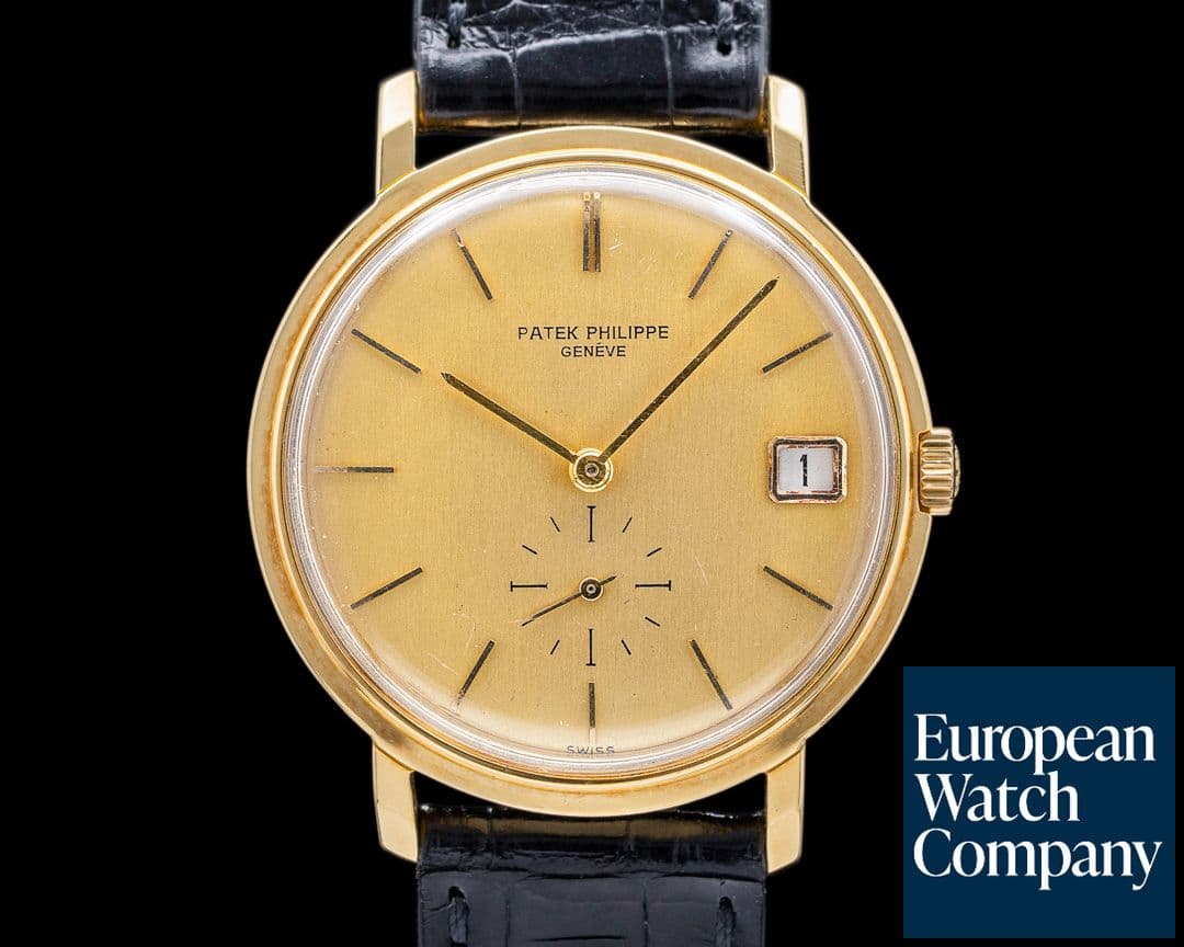Image of Patek Philippe Vintage Calatrava Automatic 18K Yellow Gold / Champagne Dial