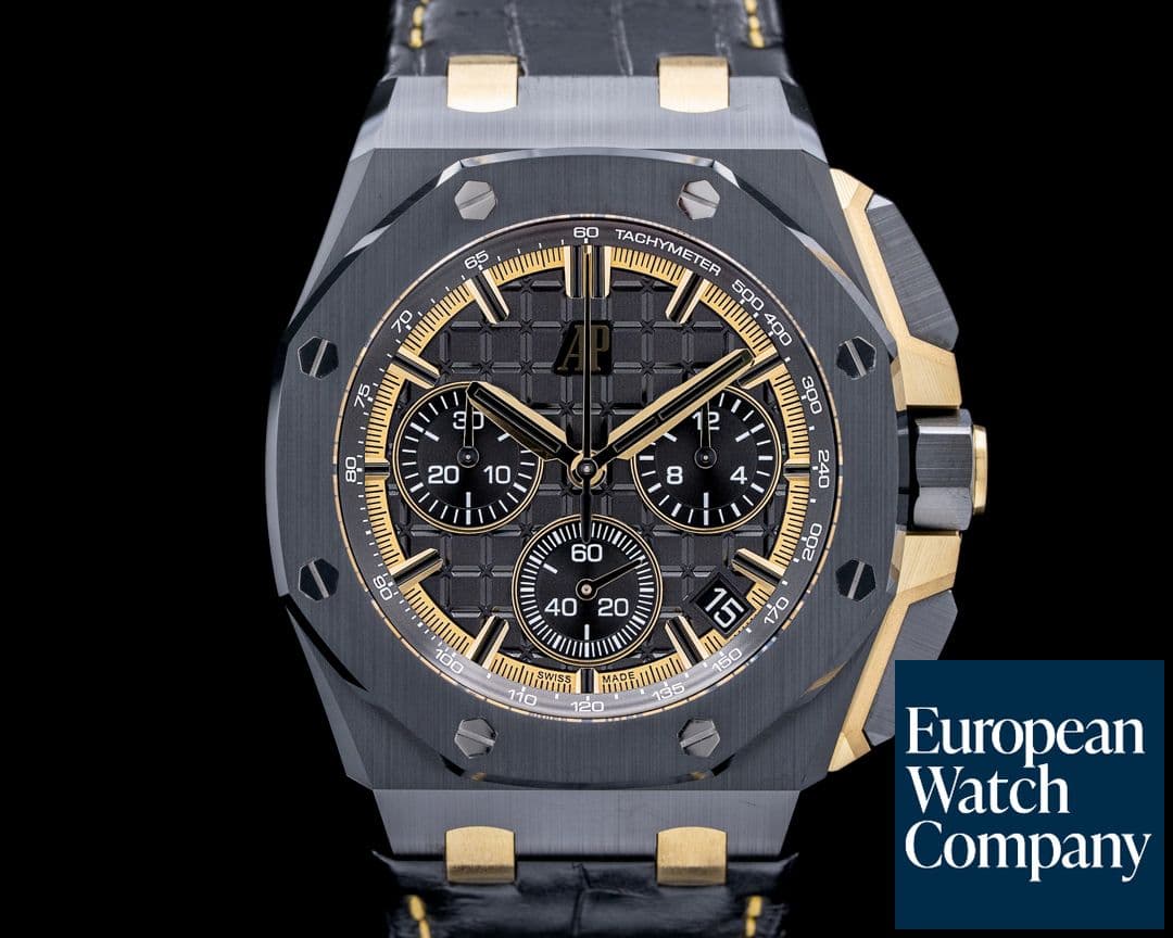 Image of Audemars Piguet Royal Oak Offshore 26420CE Black Ceramic / Alligator