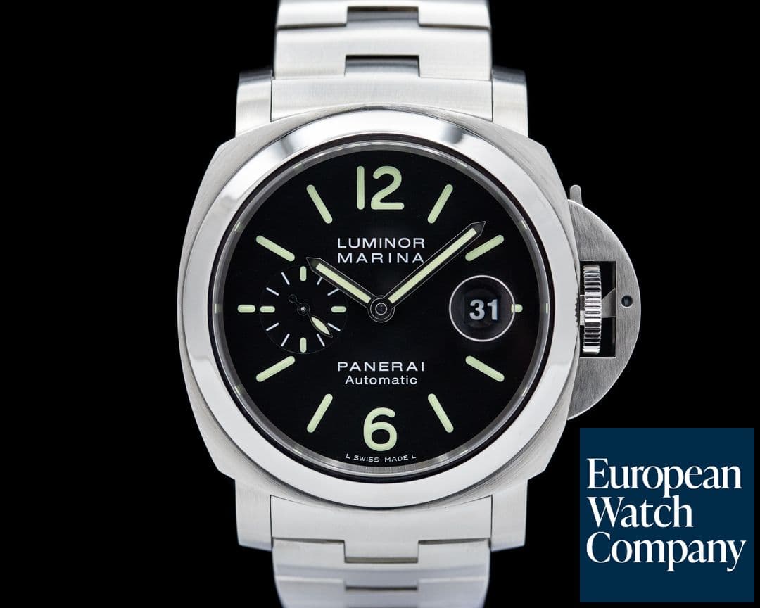 Image of Panerai Luminor Marina Automatic Black Dial SS / SS