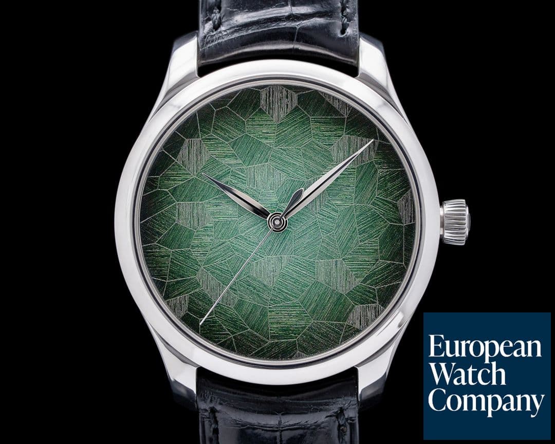 Image of H. Moser and Cie. Endeavour Centre Seconds Concept Green "Mosaic" Dial LIMITED