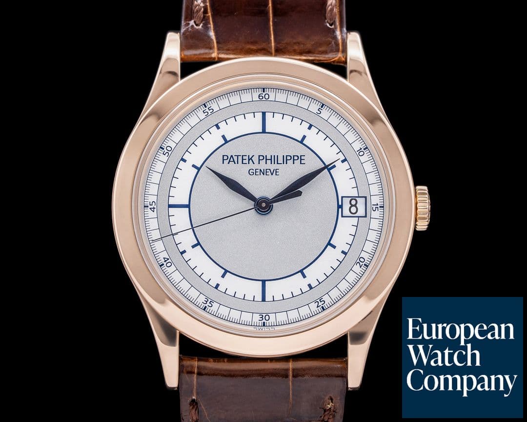 Image of Patek Philippe Calatrava 5296R 18K Rose Gold Sector Dial