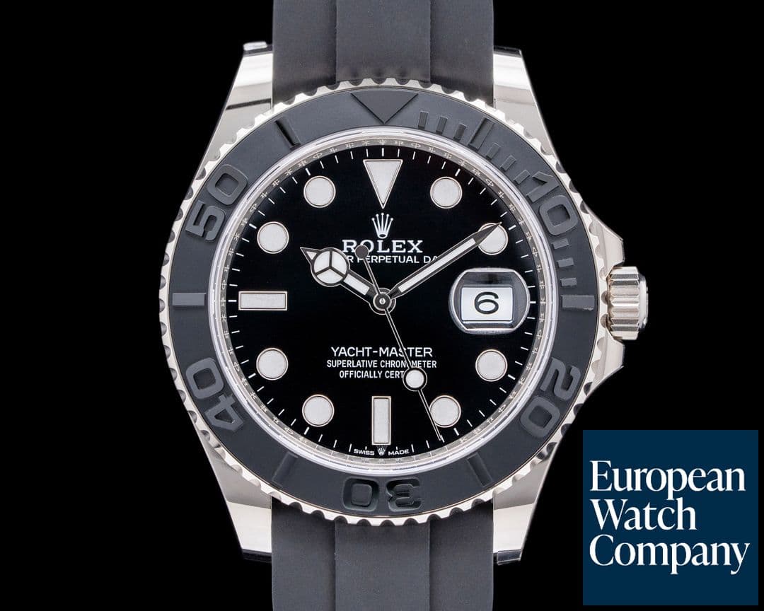 Image of Rolex Yacht Master 226659 18K White Gold / Rubber 42MM UNWORN