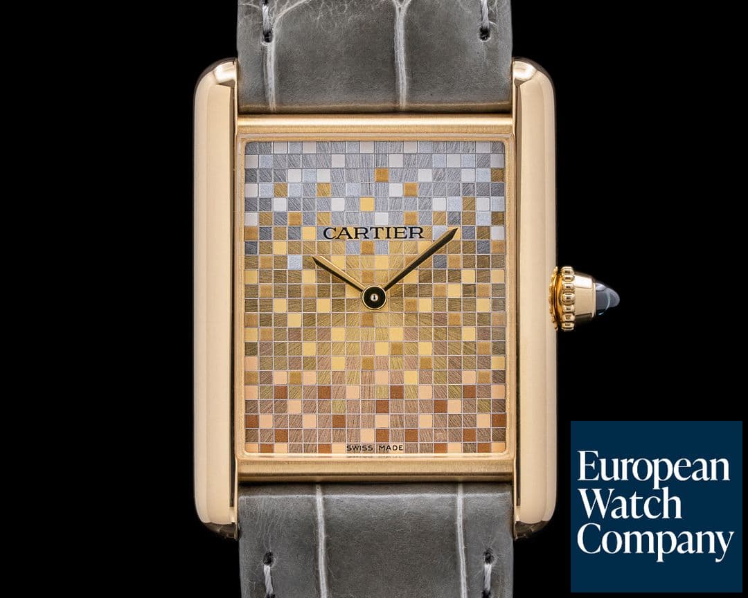 Image of Cartier Tank Louis Gold Brushed Dial