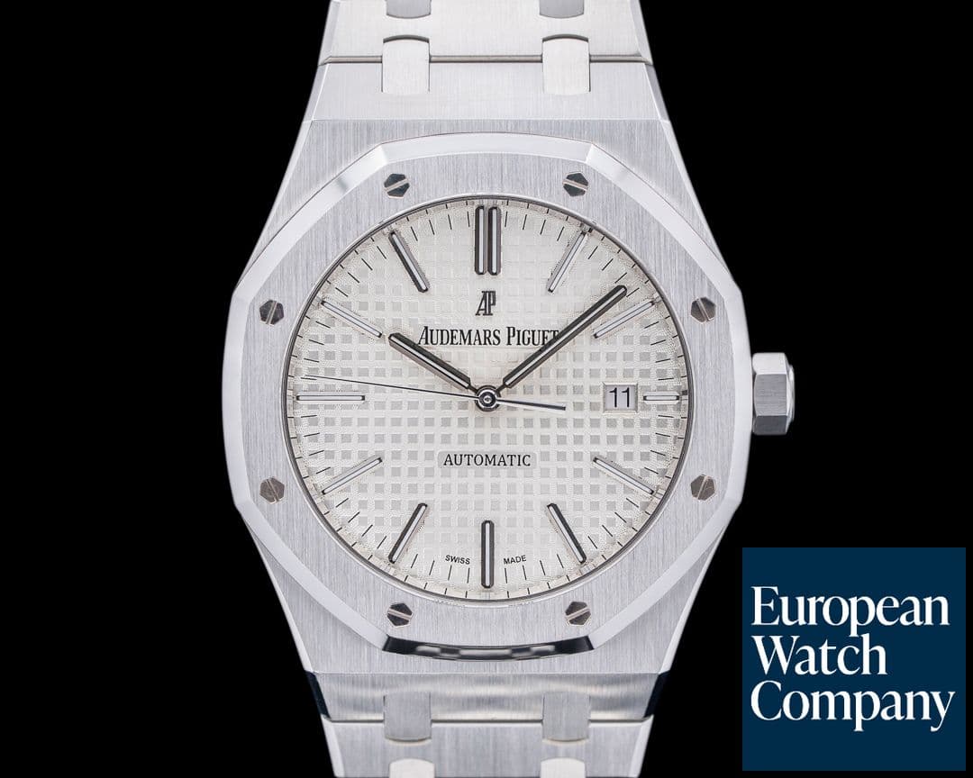 Image of Audemars Piguet Royal Oak 15400 Silver Dial SS FULL SET