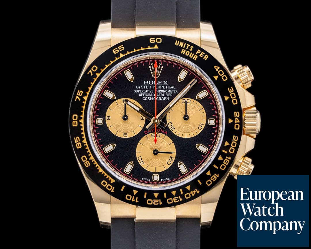 Image of Rolex Daytona 116518LN Black Dial "Paul Newman" 18K Yellow Gold UNWORN