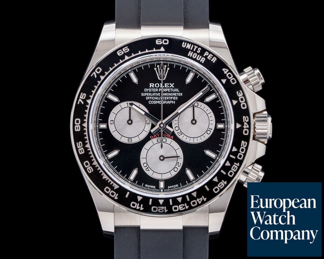 Image of Rolex Daytona 126519 18K White Gold Ceramic Oysterflex Black NEW MODEL UNWORN