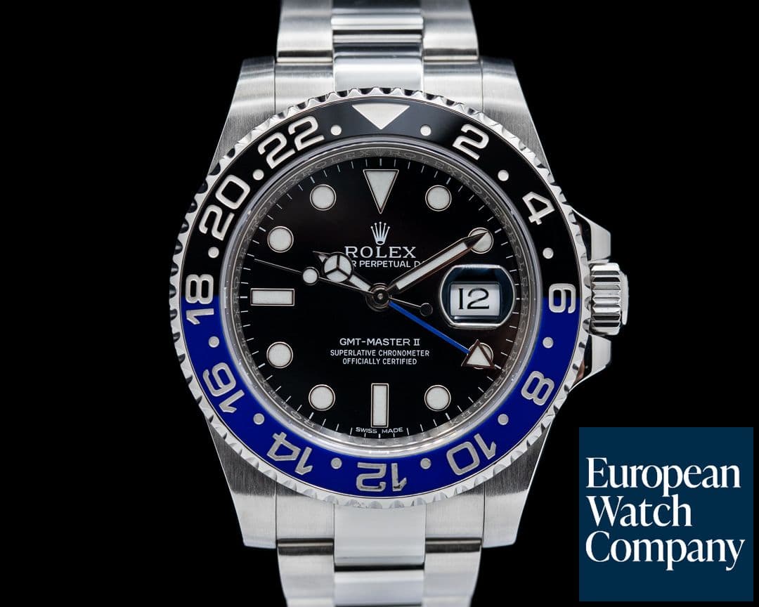 Image of Rolex GMT Master II 116710 Ceramic "Batman" SS