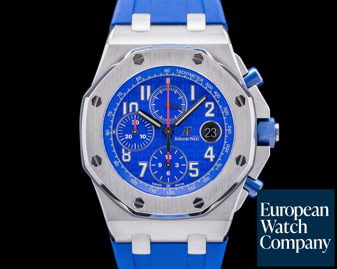 Image of Audemars Piguet Royal Oak Offshore Blue Dial SS / Rubber