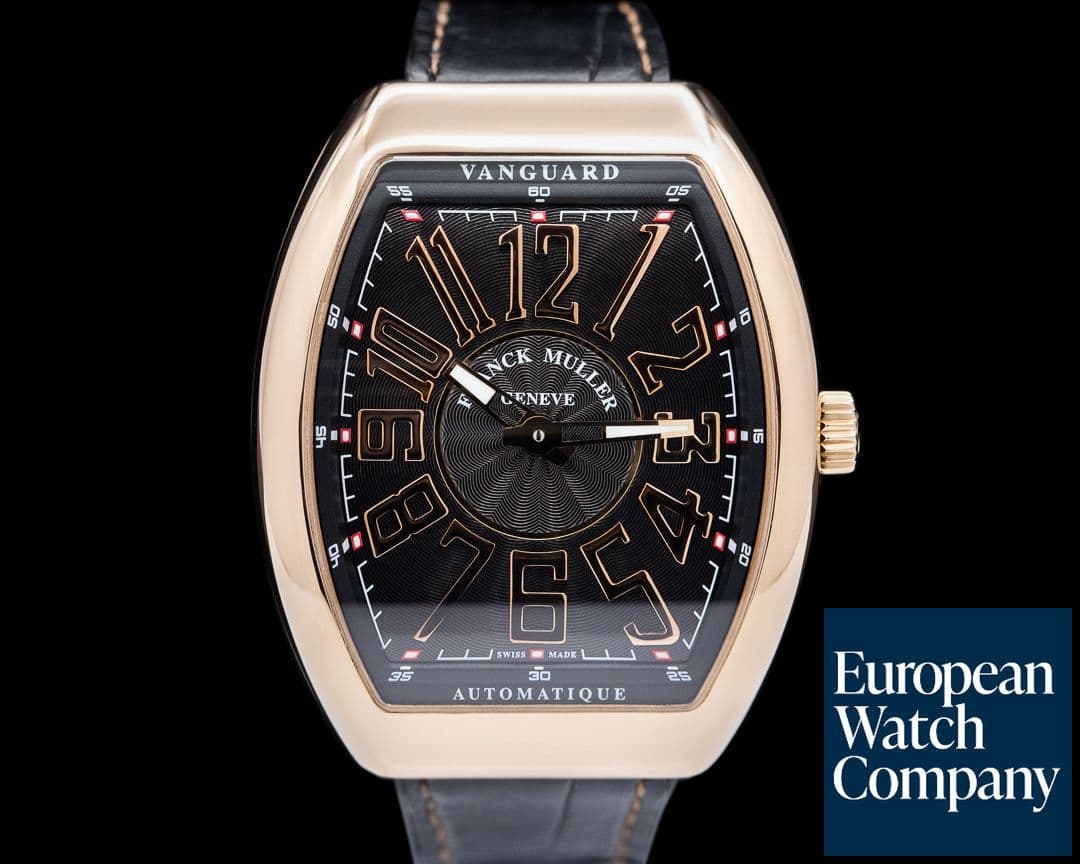 Image of Franck Muller Vanguard Slim 18k Rose Gold