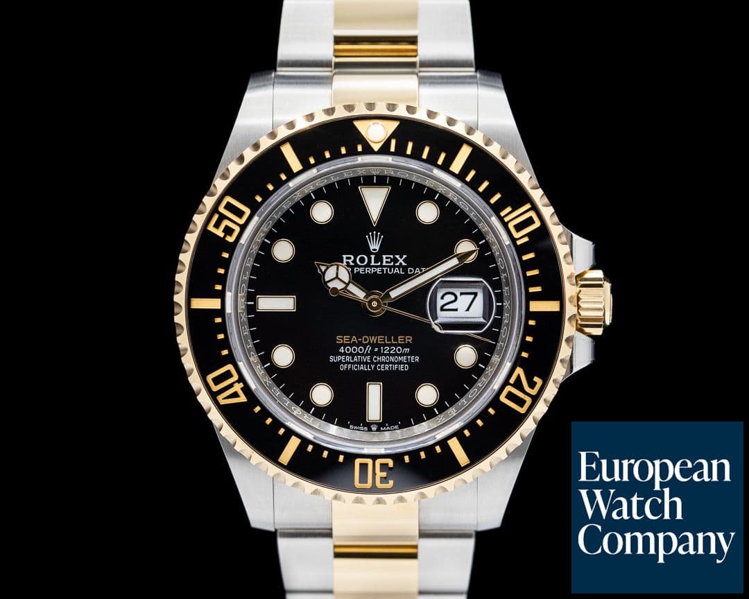 Image of Rolex Sea Dweller 126603 "Two-Tone" SS / 18k Yellow Gold