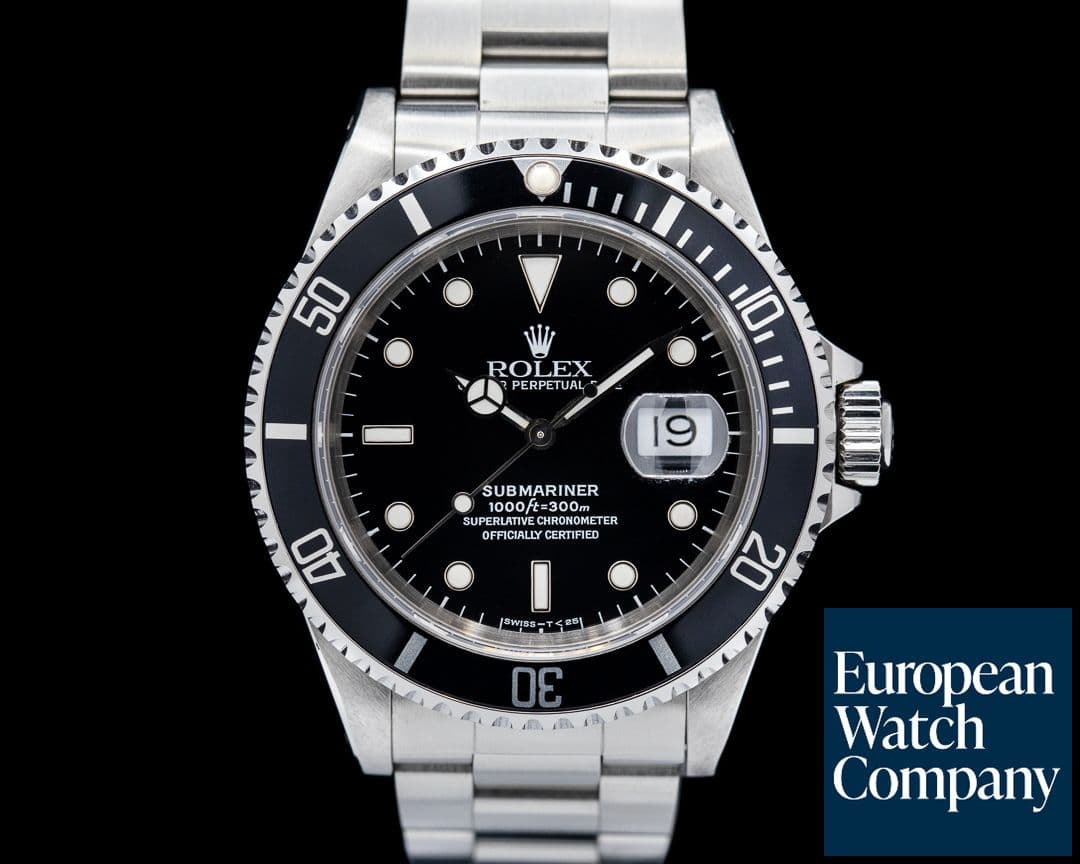 Image of Rolex Submariner SS Black Dial Circa 1991