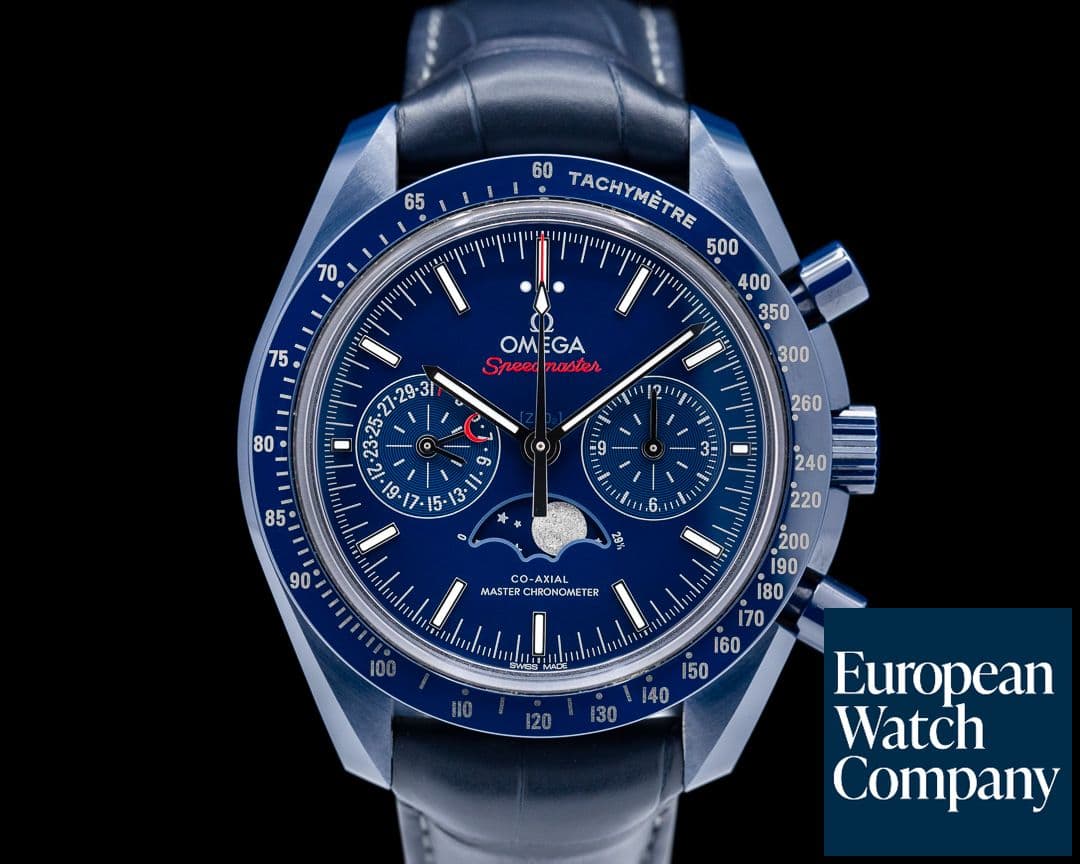 Image of Omega Speedmaster Professional Moonphase "Blue Side of the Moon"