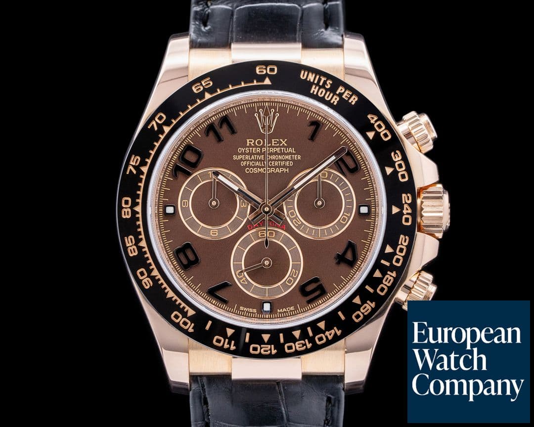 Image of Rolex Cosmograph Daytona 116515LN 18K Rose Gold / Chocolate Dial