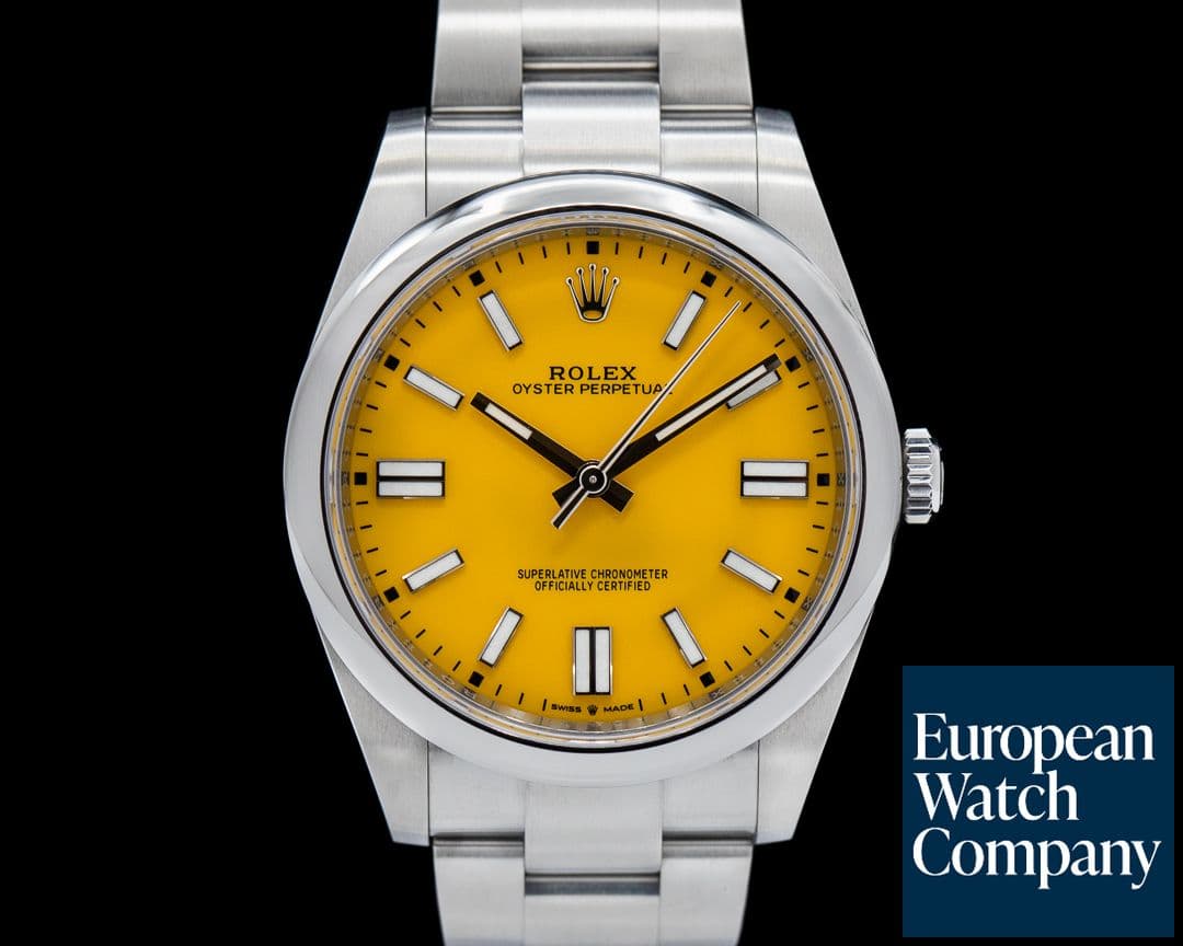 Image of Rolex Oyster Perpetual 124300 41mm SS / Yellow Dial