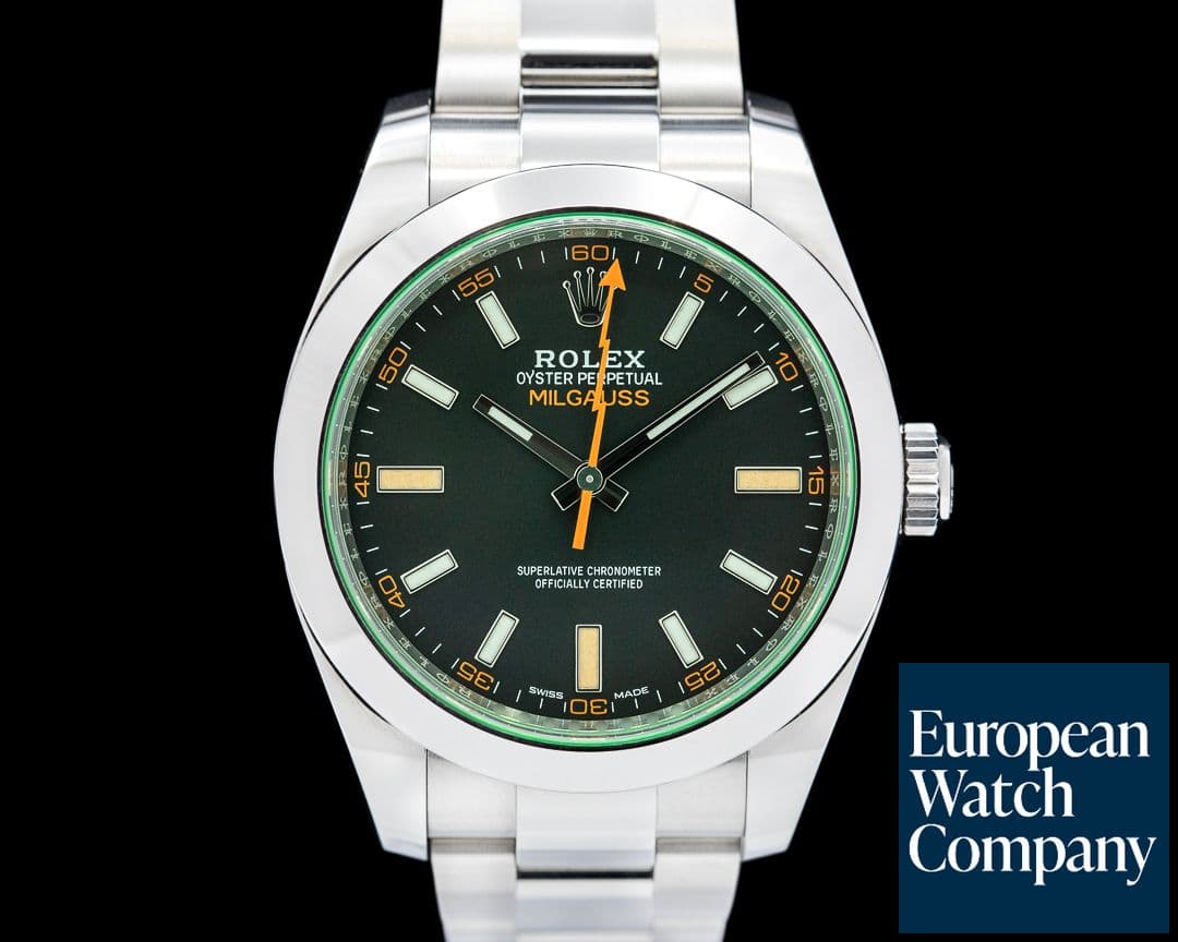 Image of Rolex Milgauss 116400GV Green Crystal