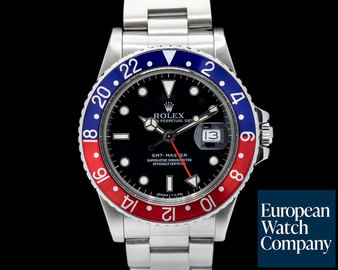Image of Rolex GMT Master 16750 SS Pepsi Bezel c. 1988