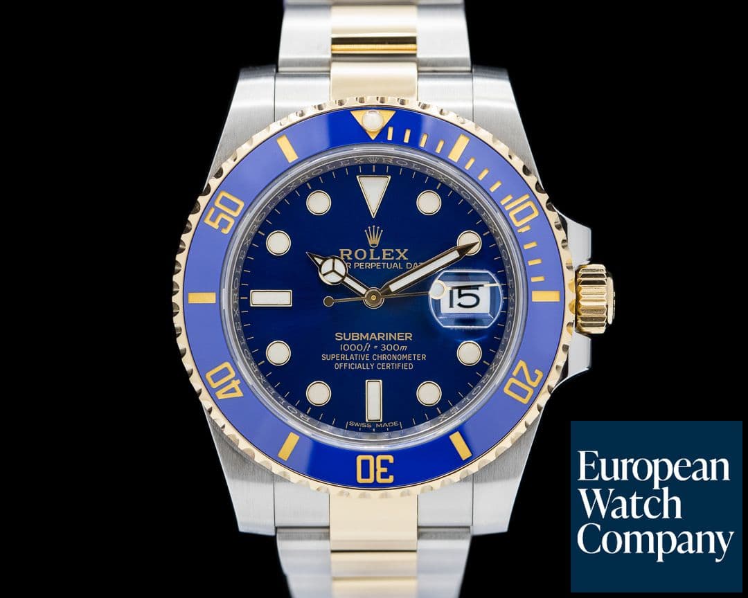 Image of Rolex Submariner 116613LB Ceramic Blue Dial 18K / SS