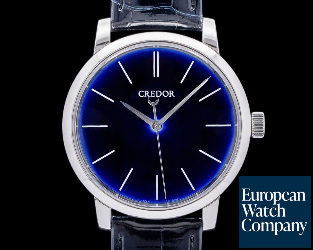 Image of Credor Eichi II GBLT997 Platinum Blue Dial