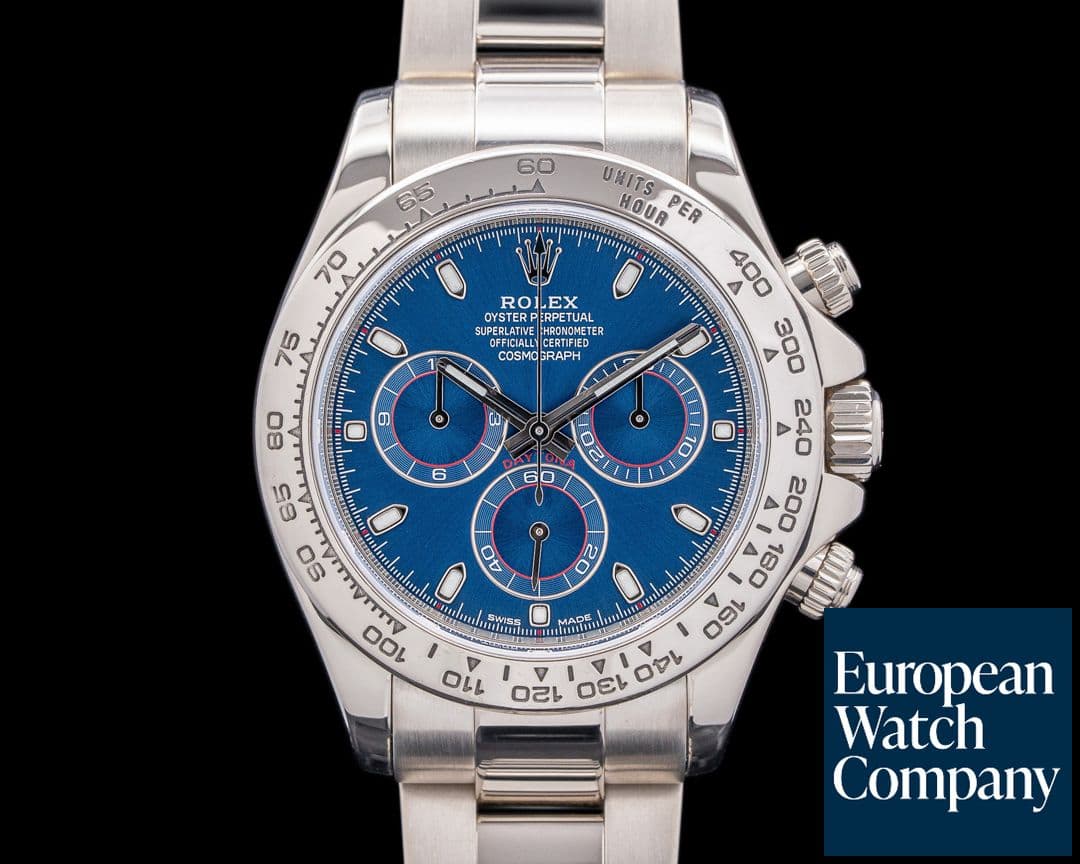 Image of Rolex Daytona 116509 Blue Dial 18K White Gold