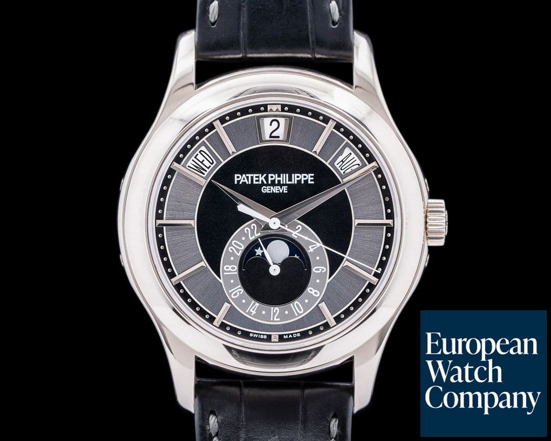 Image of Patek Philippe Annual Calendar Rhodium Dial 18K White Gold