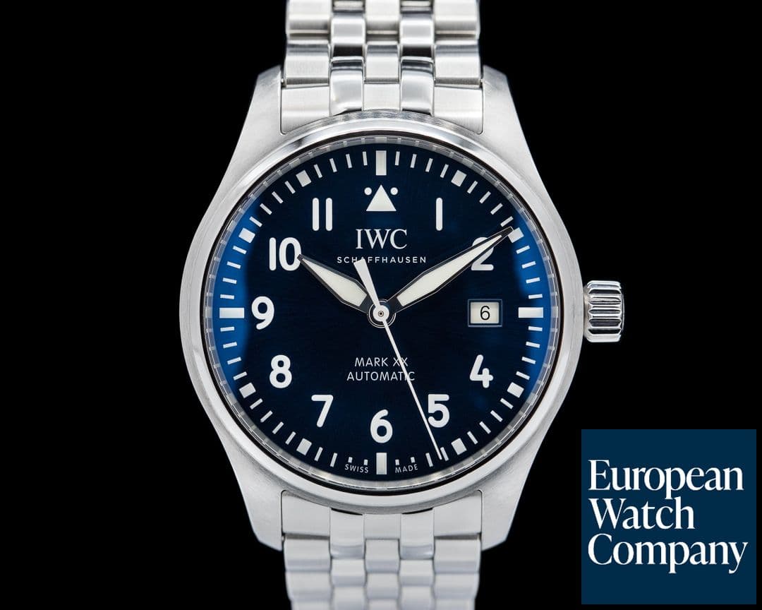 Image of IWC Mark XX SS Bracelet Blue Dial