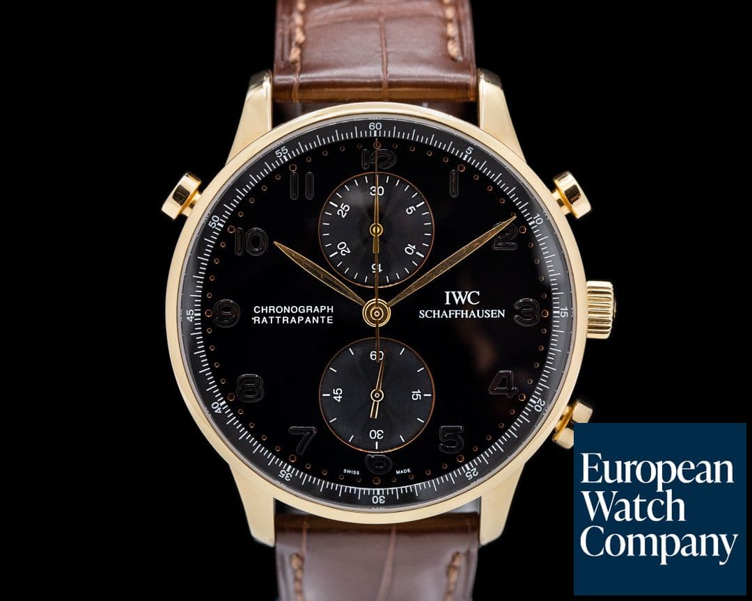 Image of IWC Portuguese Chronograph Split Second 18K Rose Gold
