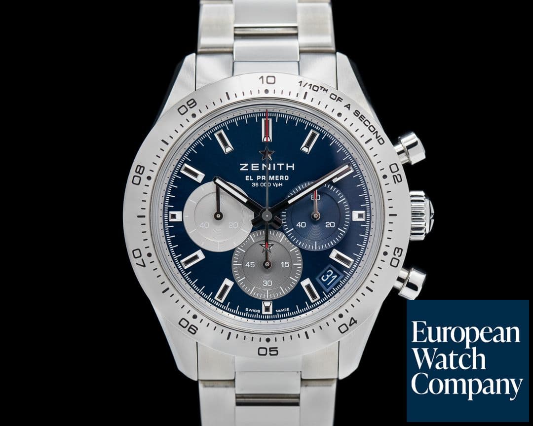 Image of Zenith El Primero Chronomaster Sport 41mm BLUE Dial