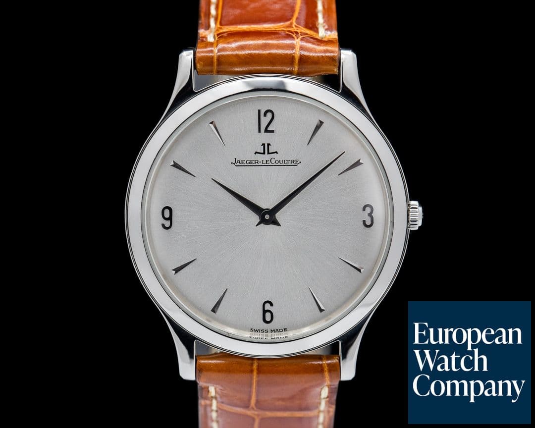 Image of Jaeger LeCoultre Ultra Thin SS Silver Dial / Deployant